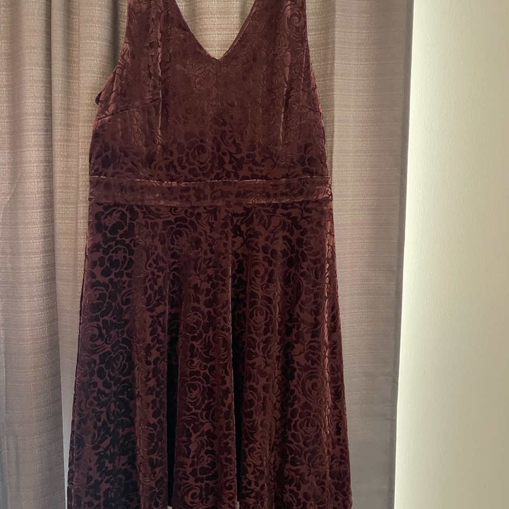 LOFT Rich Burgundy Dress